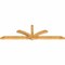 Ekena Millwork Redmond Rough Sawn Timber Gable Bracket, Western Red Cedar, 108"W x 31 1/2"H x 4"D x 4"F, 7/12 Pitch GBW108X31X0404RED00RWR - alternate 5